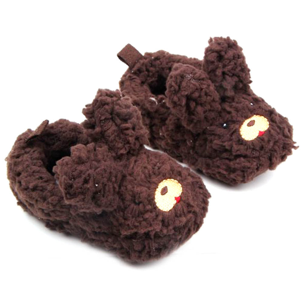 0-12M Baby Girls Boy Shoes Toddlers Warm Plush Slippers Soft Prewalker Shoes born First Walkers SM6