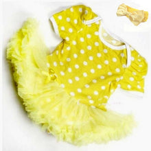 0-12M Lovely Baby Toddler Girls Ruffles Tutu Dress Romper One-Piece Outfit Dresses Clothes  Headband SM6