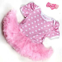0-12M Lovely Baby Toddler Girls Ruffles Tutu Dress Romper One-Piece Outfit Dresses Clothes  Headband SM6