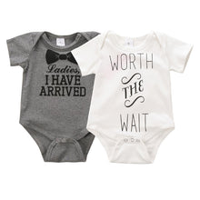 0-12Months born Baby Kids Boys Girls Cotton Clothes Letter Print Romper Bodysuit Jumpsuit Outfit Sets Clothing SM6