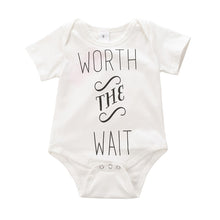 0-12Months born Baby Kids Boys Girls Cotton Clothes Letter Print Romper Bodysuit Jumpsuit Outfit Sets Clothing SM6