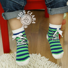 0-4 Years Baby Kids Infant Cotton Shoelaces Anti Slip Trainer Socks Booties Socks SM6