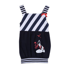 0-5T Cute Baby Kids Girls Dress Toddler Princess Party Tutu Striped Dresses SM6