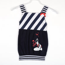 0-5T Cute Baby Kids Girls Dress Toddler Princess Party Tutu Striped Dresses SM6