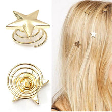 1 5 10Pcs Mini Gold Star Hairpins Women Sweet Hair Clips SM6