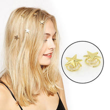 1 5 10Pcs Mini Gold Star Hairpins Women Sweet Hair Clips SM6
