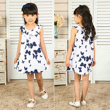 1-5Years Princess Baby Girls Dress Kids Print Sweet One-piece Dresss  SM6