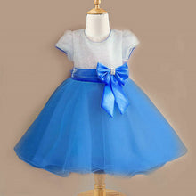 1-7Years Kids Girl Princess Bow Tutu Dress Baby Wedding Party Pageant Tulle Dresses  SM6