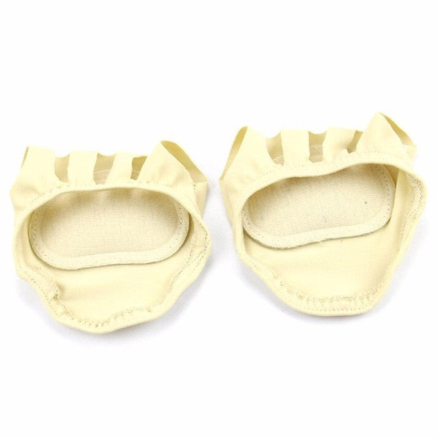 1 Pair Nursing Pad Open Toe Socks Women Men Foot Care Soft Pad Sweat Absorber Invisible SM6