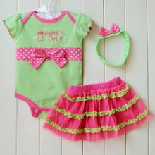 1 Set born Infant Baby Girl Clothing Polka Dot Headband  Romper  TUTU Outfit Clothes 3pcss Sets  SM6