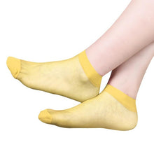 10 Pairs Socks  Fashion Women's Socks Crystal Thin Transparent Thin Silk Socks Women In  Sokken Vrouwen 10 Colors SM6