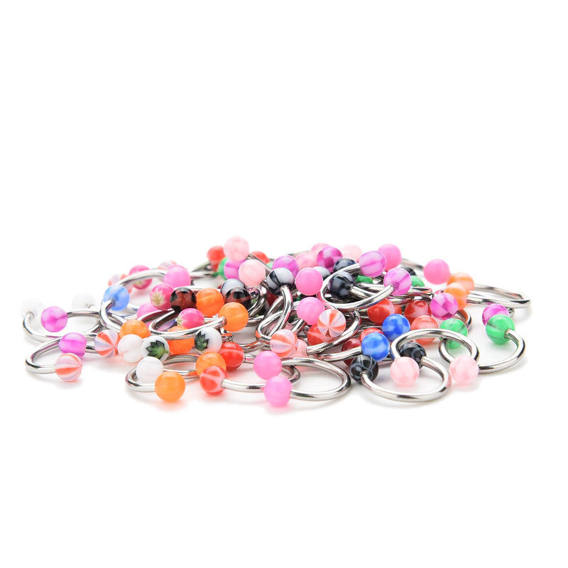 10 Pcs OR 20PCs Trendy Eyebrow Piercing Lip Tongue Nose Navel Belly Button Studs Body Piercing SM6