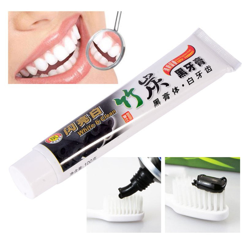100g Bamboo Charcoal All-purpose Teeth Whitening The Black Toothpaste  SM6