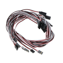 10Pcs 1000mm 1m Servo Extension Lead Wire Cable with All adapter plugs for RC Car Quadcopter Servo Receiver Connection SM6
