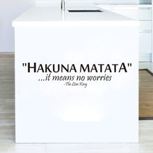 "Hakuna Matata" Wall Stickers Waterproof Wall Decor Removable SM6