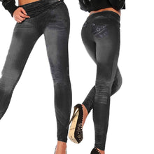 Women New Fashion Classic Stretchy Slim Leggings Sexy imitation Jean Skinny Jeggings Skinny Pants SM6