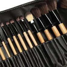 (24pcss ) Pro Makeup Brush Foundation Eye Shadows Lipsticks Powder Make Up Brushes Tools  PU Bag pincel maquiagem SM6