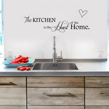 #Cu3 New Kitchen + Home Letter Heart Pattern PVC Removable Wall Sticker Home Decor  SM6