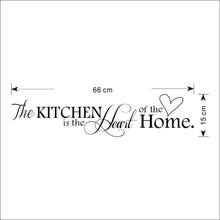 #Cu3 New Kitchen + Home Letter Heart Pattern PVC Removable Wall Sticker Home Decor  SM6