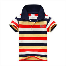 1-7Y Baby Children Boys Striped T-shirts Kids Tops S Tee Polo Shirts Clothing SM6