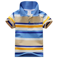 1-7Y Baby Children Boys Striped T-shirts Kids Tops S Tee Polo Shirts Clothing SM6