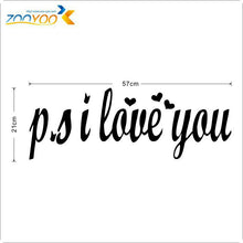 " P.S. I Love You" Loving Vinyl Wall Decals  Hot Selling Wall Stickers SM6