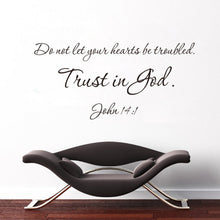 "Trust In God" PVC Removable Wall Sticker Decor For bedroom living Rooms SM6