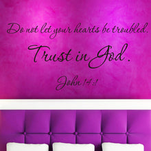 "Trust In God" PVC Removable Wall Sticker Decor For bedroom living Rooms SM6