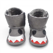 0-18 Months Kids Baby Boys Girls Snow Boots Shark Mouth Snowshoes Warm Crib Shoes  SM6