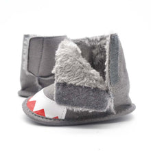 0-18 Months Kids Baby Boys Girls Snow Boots Shark Mouth Snowshoes Warm Crib Shoes  SM6