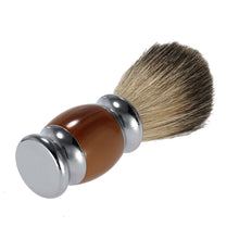Wooden Handle Shaving Brush Pure Badger Hair Shaving Brush Barber Salon Men Facial Beard Cleaning Shave Tool Shaving Razor Brush SM6
