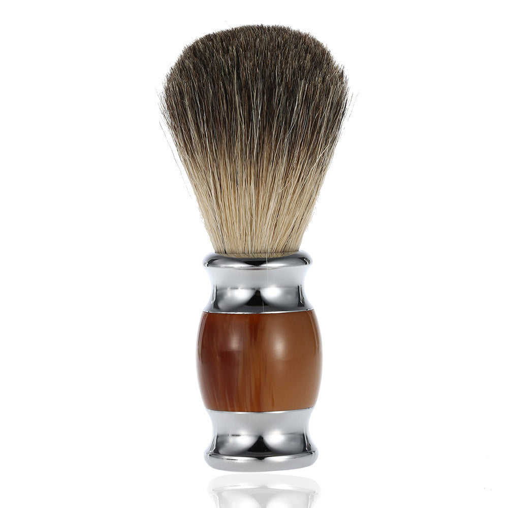 Wooden Handle Shaving Brush Pure Badger Hair Shaving Brush Barber Salon Men Facial Beard Cleaning Shave Tool Shaving Razor Brush SM6