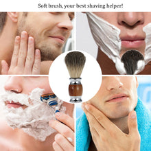 Wooden Handle Shaving Brush Pure Badger Hair Shaving Brush Barber Salon Men Facial Beard Cleaning Shave Tool Shaving Razor Brush SM6
