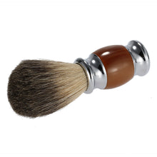 Wooden Handle Shaving Brush Pure Badger Hair Shaving Brush Barber Salon Men Facial Beard Cleaning Shave Tool Shaving Razor Brush SM6