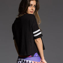 mokingtop Punk Cropped Tops Summer Short Sleeve Women T Shirt Loose Women Clothes Woman T shirt Top Short Feminino#212 SM6