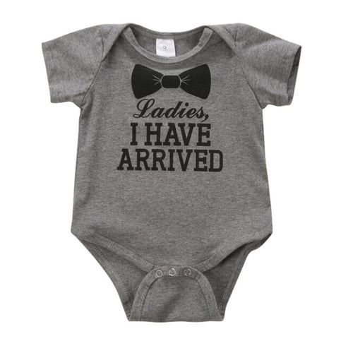 0-12Months born Baby Kids Boys Girls Cotton Clothes Letter Print Romper Bodysuit Jumpsuit Outfit Sets Clothing SM6