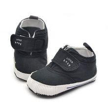 0-18M born Baby Boys Cotton Ankle Canvas High Crib Shoes Casual Sneaker Toddler First Walkers  SM6