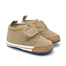 0-18M born Baby Boys Cotton Ankle Canvas High Crib Shoes Casual Sneaker Toddler First Walkers  SM6