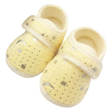 0-18Months Cute Infants Bay Boys Girls Shoes Cotton Crib Shoes Star Print First Walkers SM6