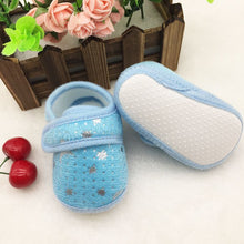 0-18Months Cute Infants Bay Boys Girls Shoes Cotton Crib Shoes Star Print First Walkers SM6