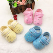 0-18Months Cute Infants Bay Boys Girls Shoes Cotton Crib Shoes Star Print First Walkers SM6