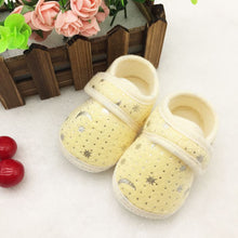 0-18Months Cute Infants Bay Boys Girls Shoes Cotton Crib Shoes Star Print First Walkers SM6