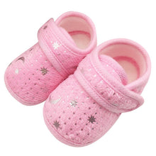 0-18Months Cute Infants Bay Boys Girls Shoes Cotton Crib Shoes Star Print First Walkers SM6