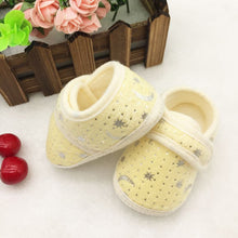 0-18Months Cute Infants Bay Boys Girls Shoes Cotton Crib Shoes Star Print First Walkers SM6