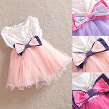 0-3Y Toddler Baby Kids Girls Princess Tutu Dress Bow Necklace Layered Dresses SM6