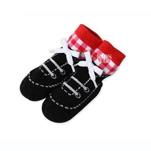 0-4 Years Baby Kids Infant Cotton Shoelaces Anti Slip Trainer Socks Booties Socks SM6