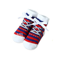 0-4 Years Baby Kids Infant Cotton Shoelaces Anti Slip Trainer Socks Booties Socks SM6