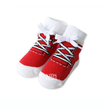 0-4 Years Baby Kids Infant Cotton Shoelaces Anti Slip Trainer Socks Booties Socks SM6