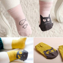 0-4Y Cute Toddler Baby Kids Girls Boys Soft Socks Cartoon Owl Pattern Socks Cotton Socks  SM6