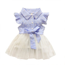0-4Y Flower Baby Kids Girls Princess Tulle Dress Bowknot Party Shirt Tutu DressesSM6